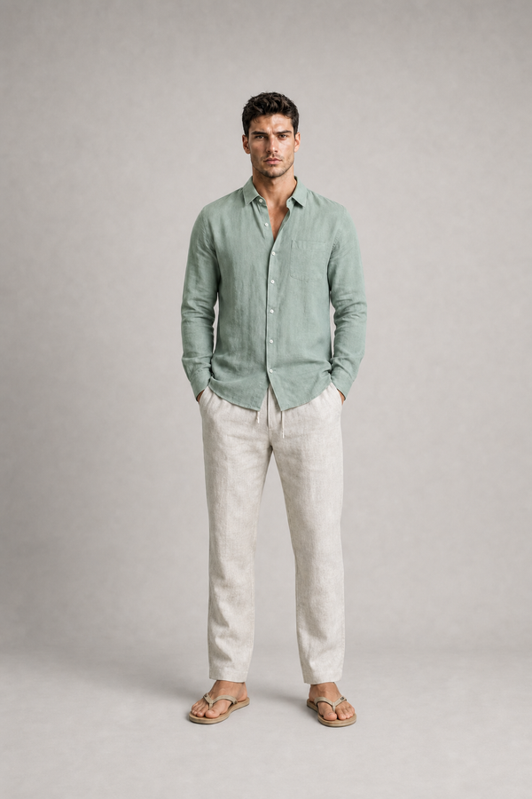 Leinenset Hemd & Hose