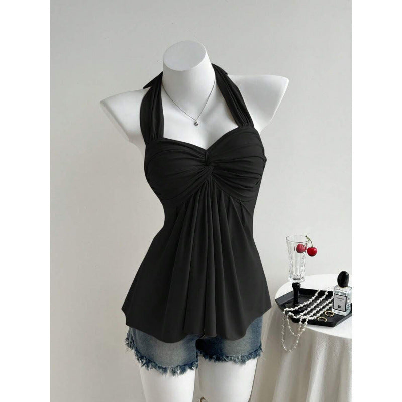 Womens Twist Backless Vest