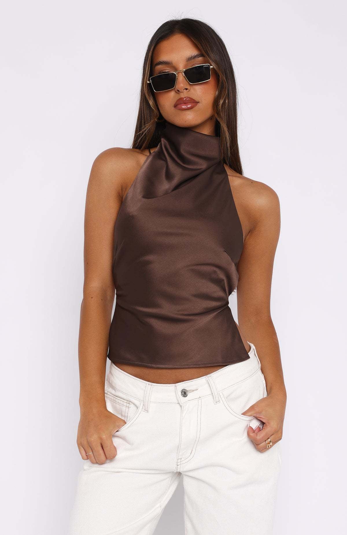 Womens Satin Top