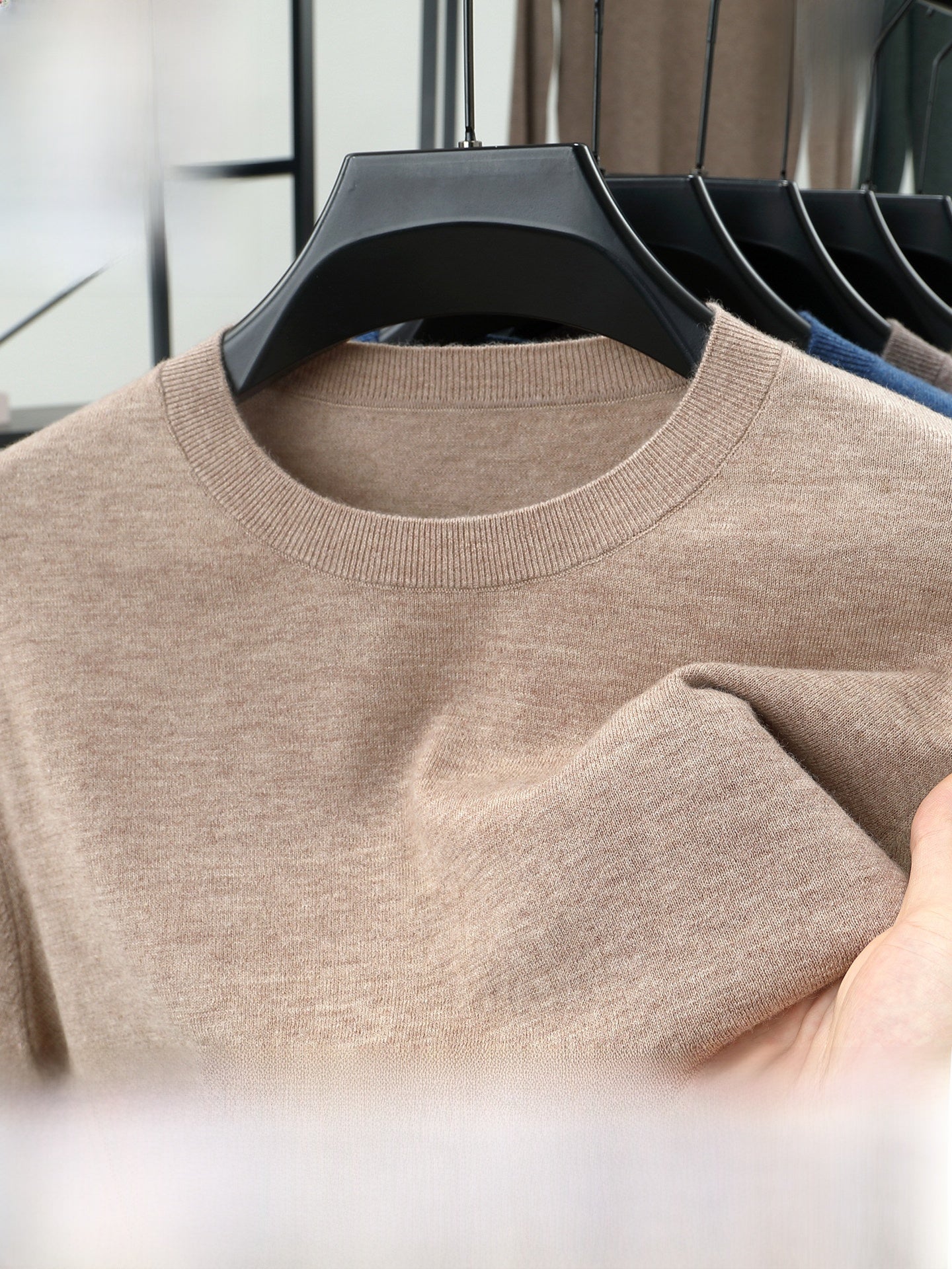 Mens Pure Cashmere Sweater