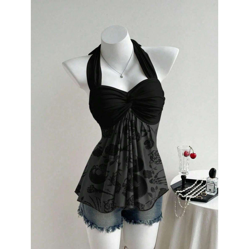 Womens Twist Backless Vest