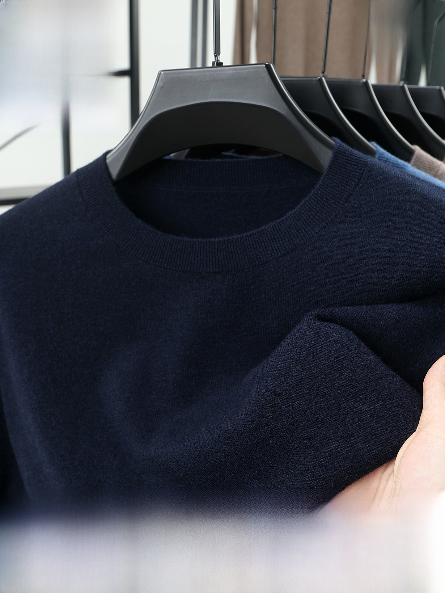 Mens Pure Cashmere Sweater