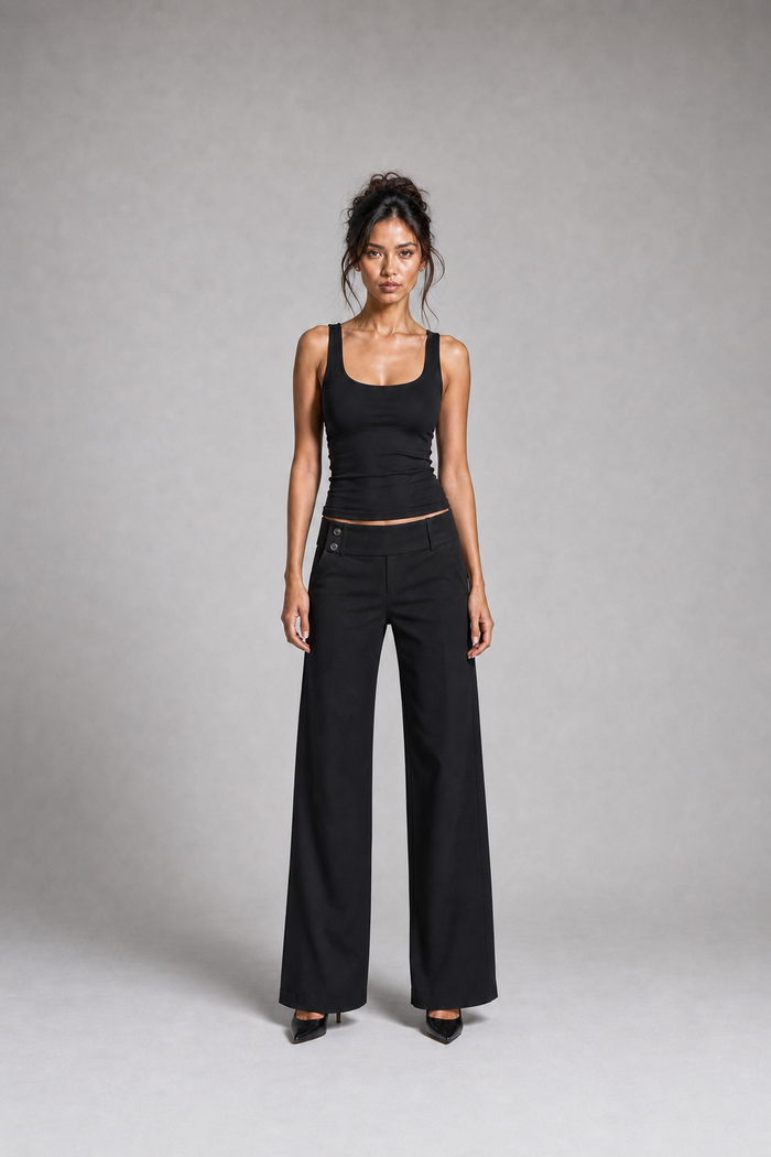 Schlaghose High Waist
