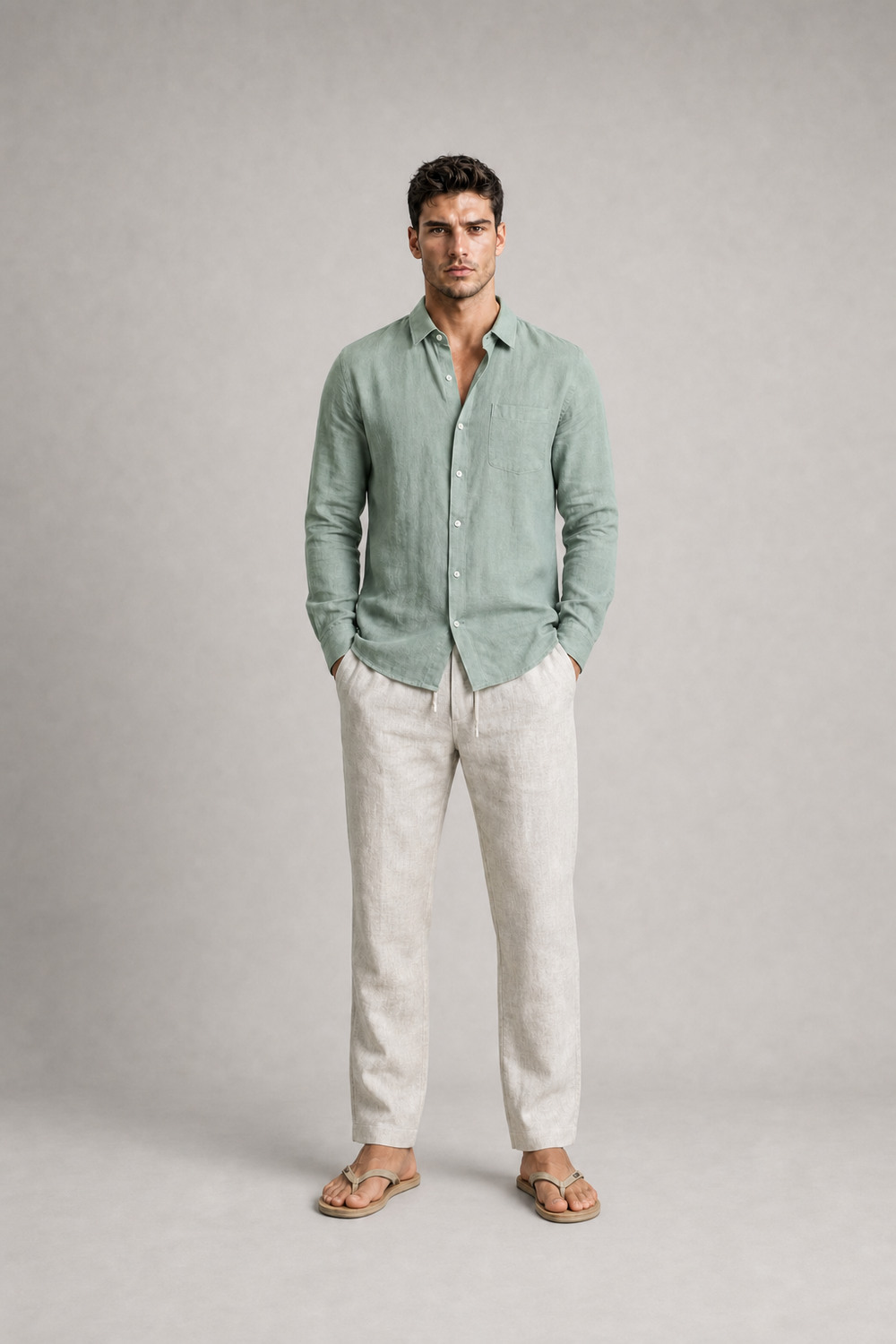Leinenset Hemd & Hose