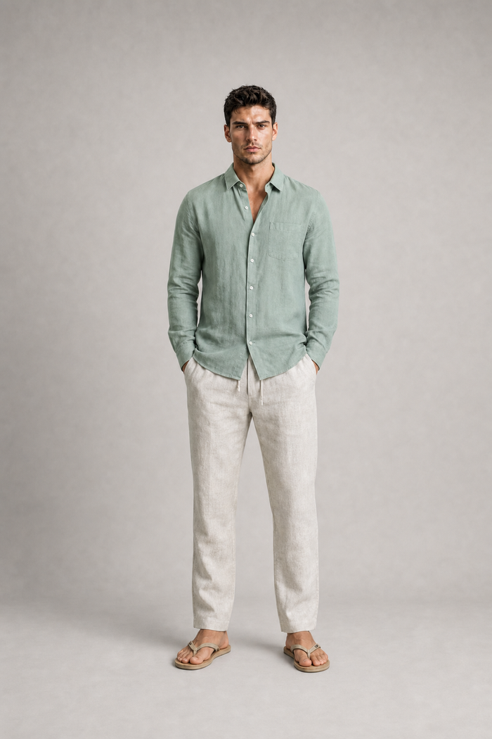 Leinenset Hemd & Hose