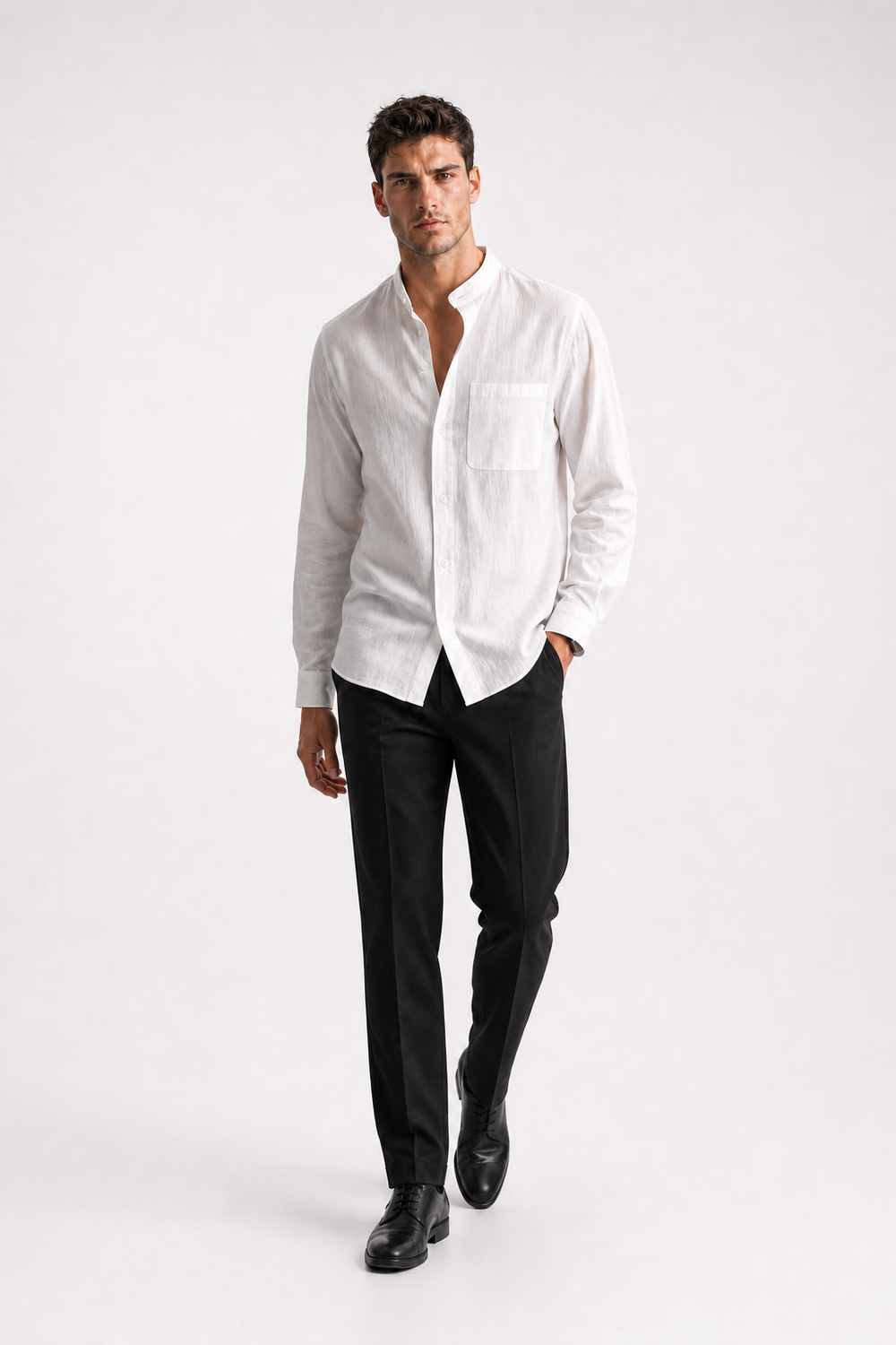Stoffhose Straight Fit