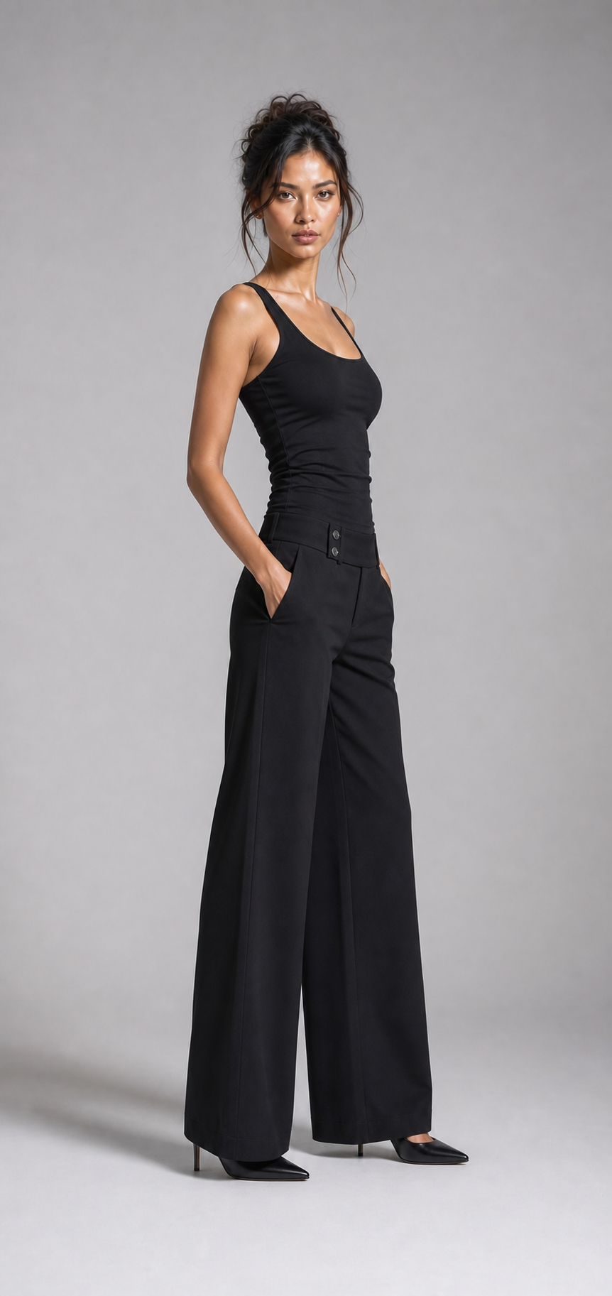 Schlaghose High Waist