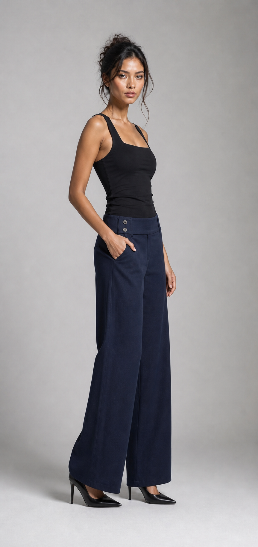 Schlaghose High Waist
