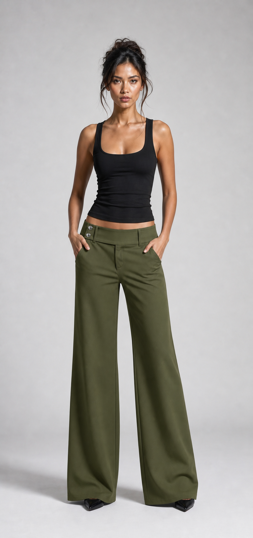 Schlaghose High Waist