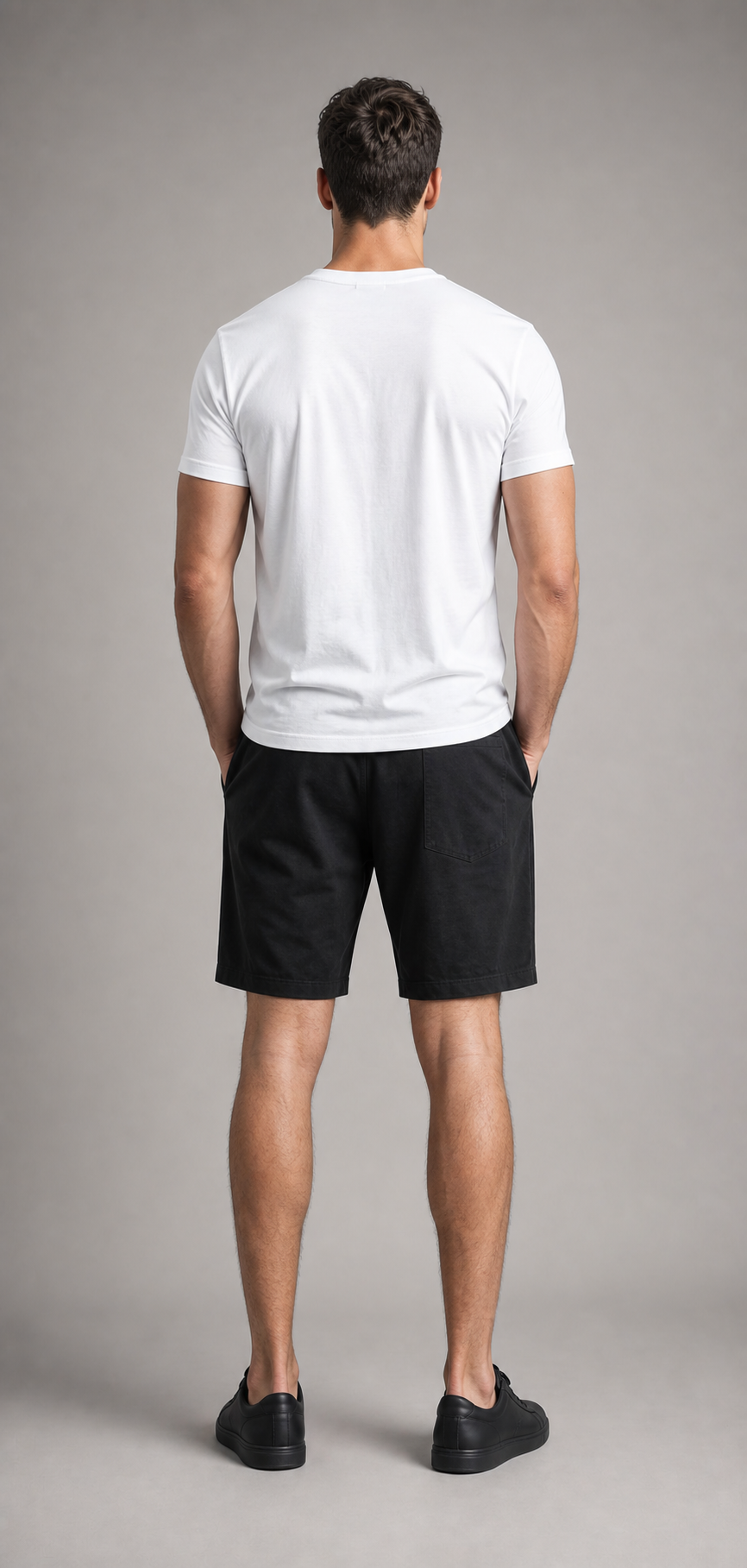 Baumwoll-T-Shirt Lockerer Schnitt
