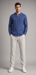 Saphir + Naturleinen