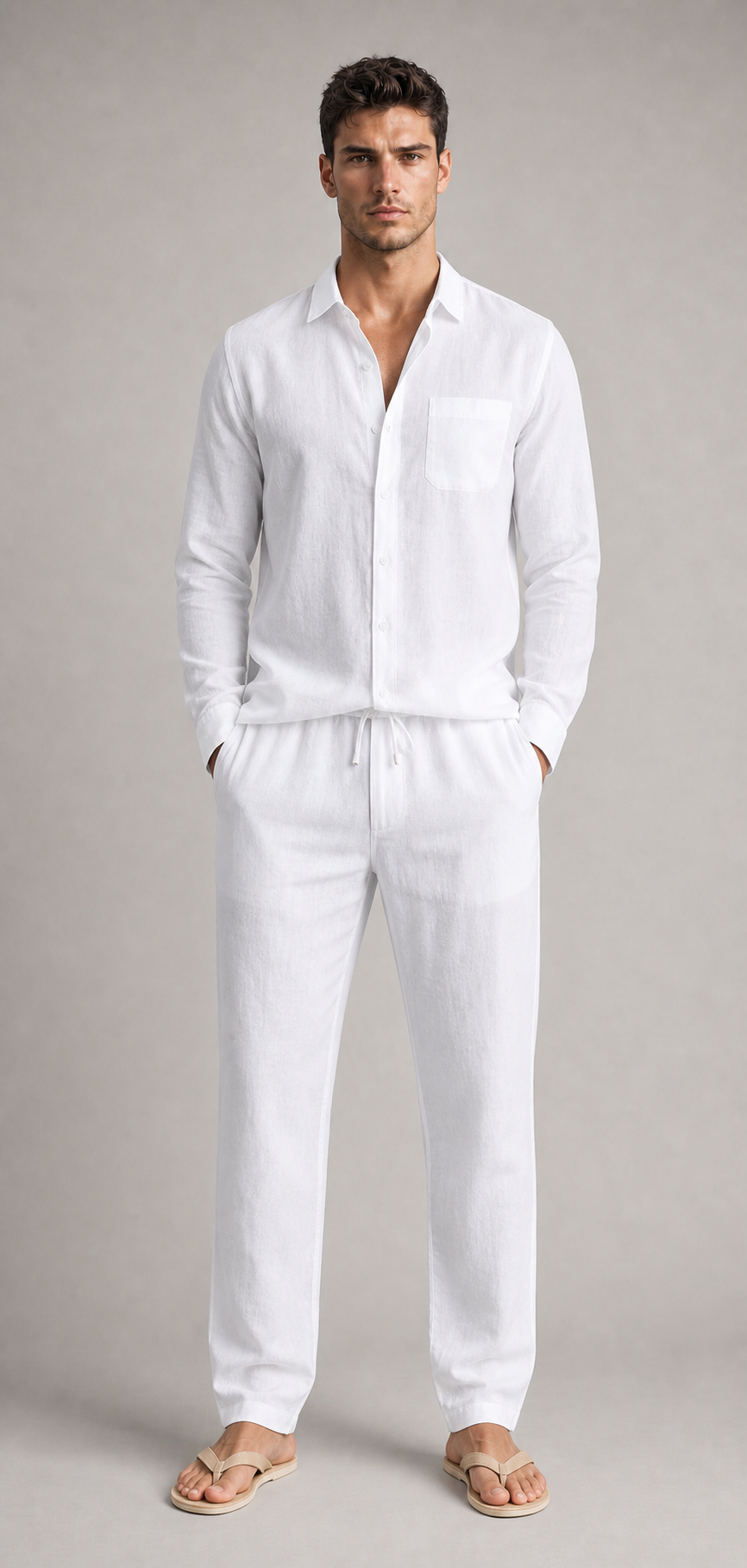 Leinenset Hemd & Hose