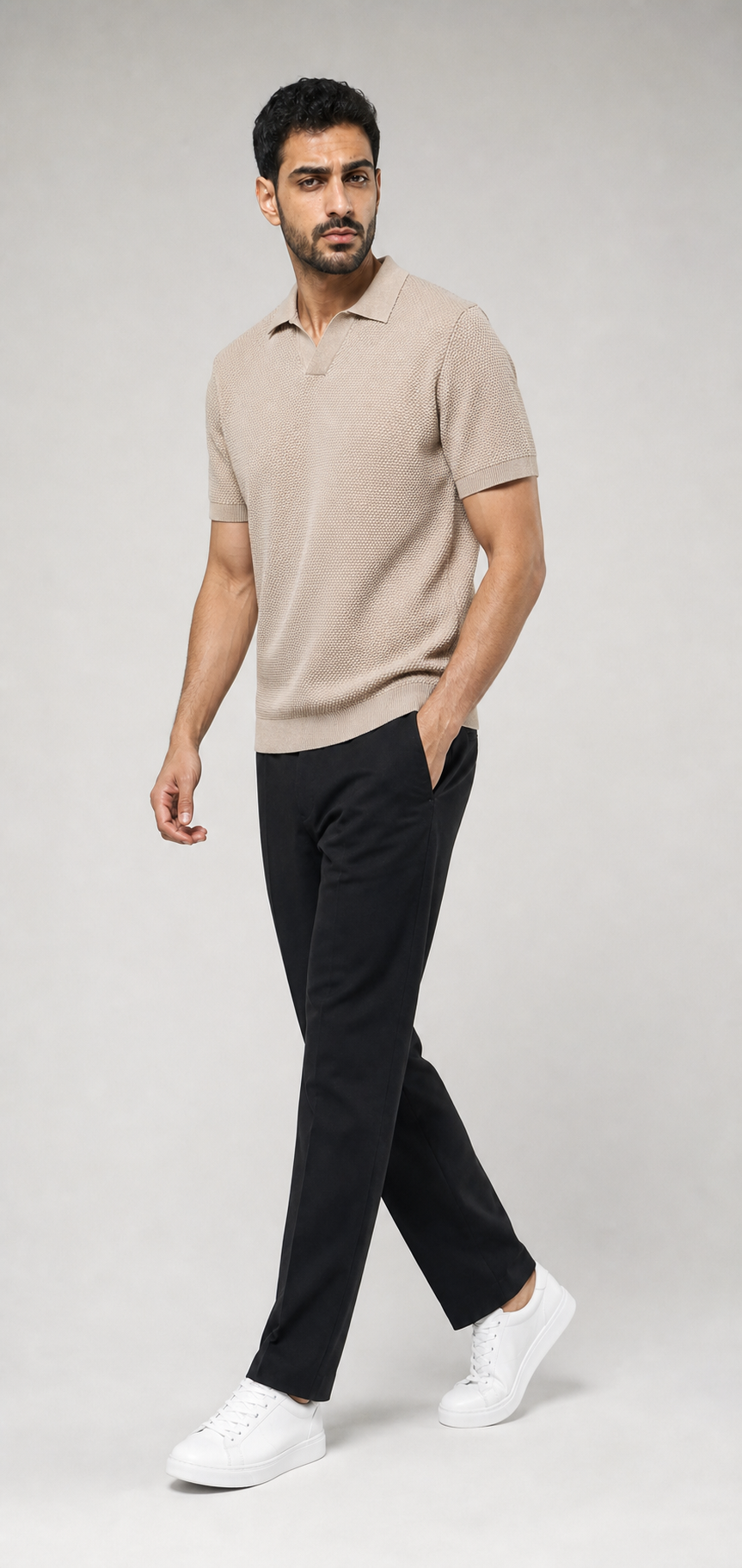Stoffhose Loose Fit