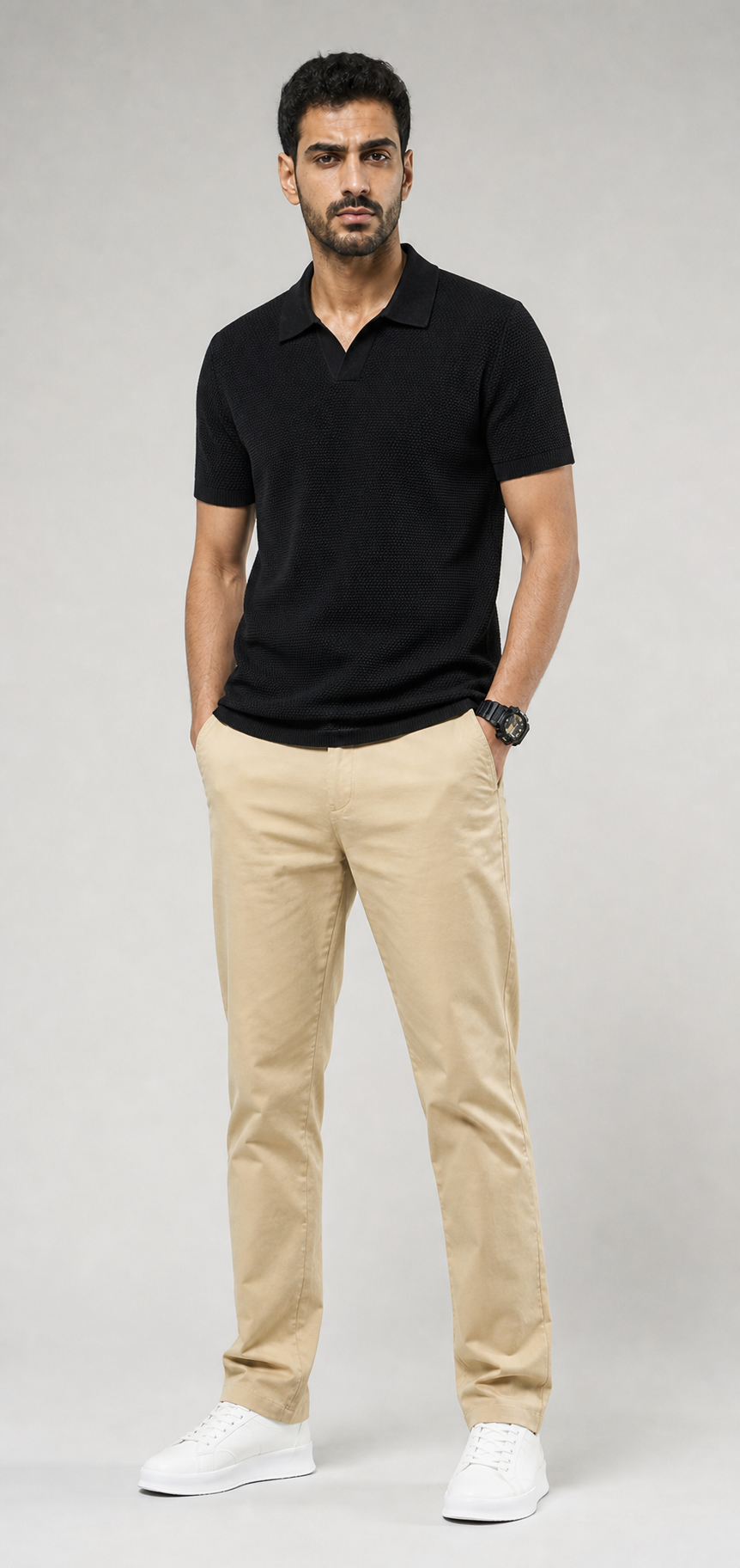 Stoffhose Loose Fit