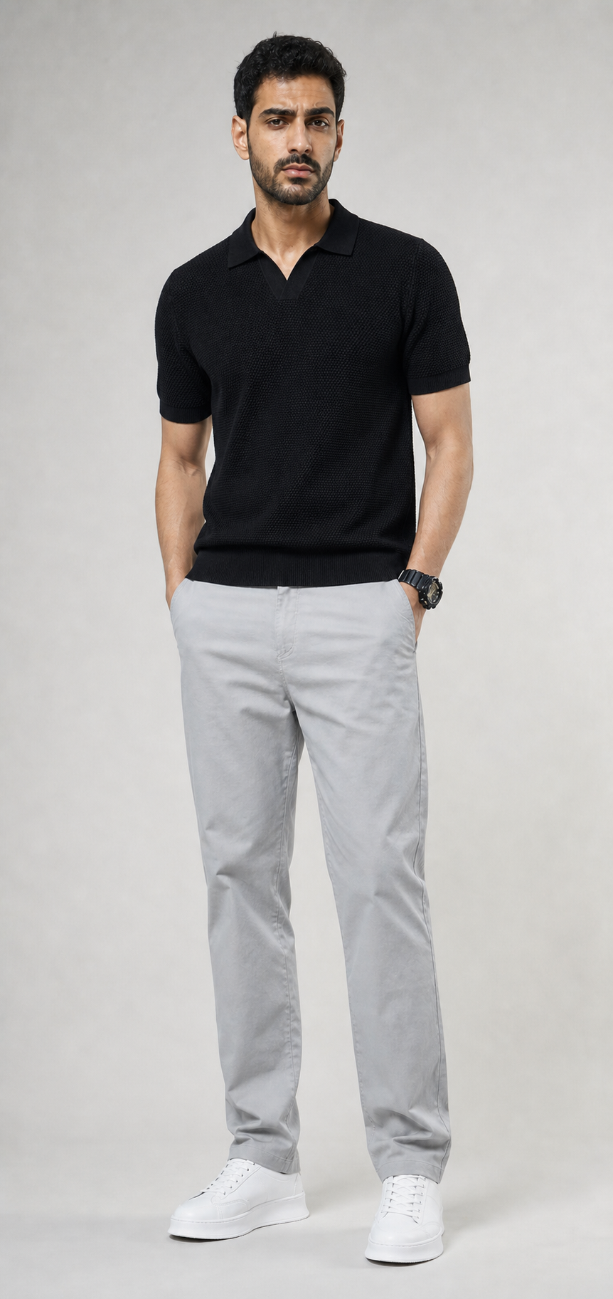 Stoffhose Loose Fit
