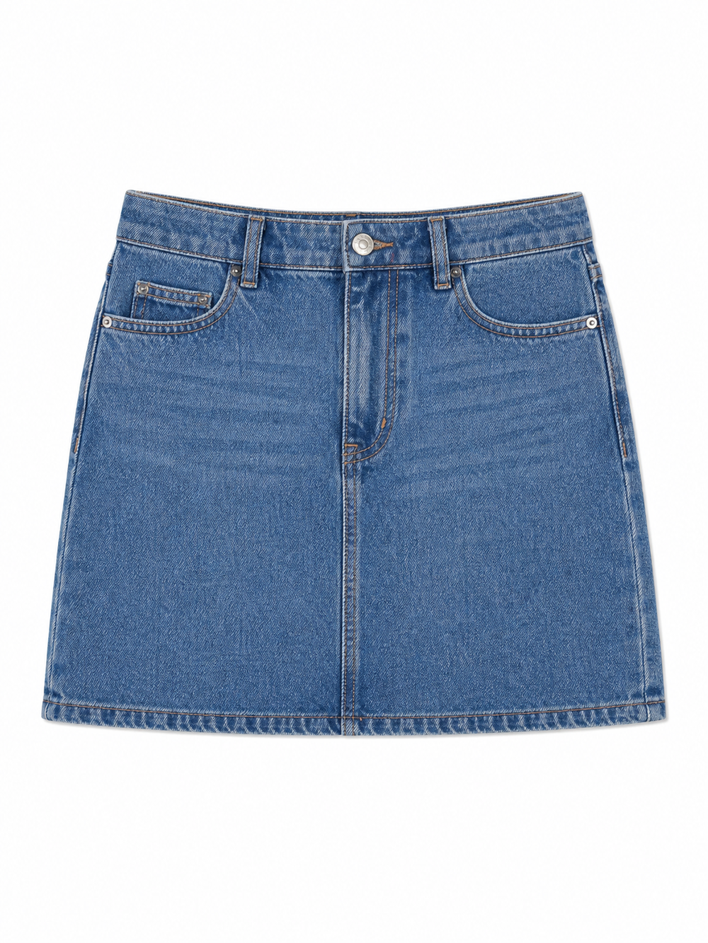 Denim-Minirock A-Linie