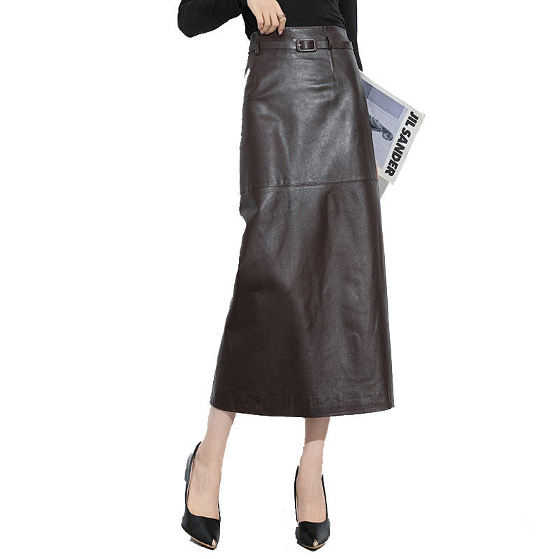 Womens Leather Skirt
