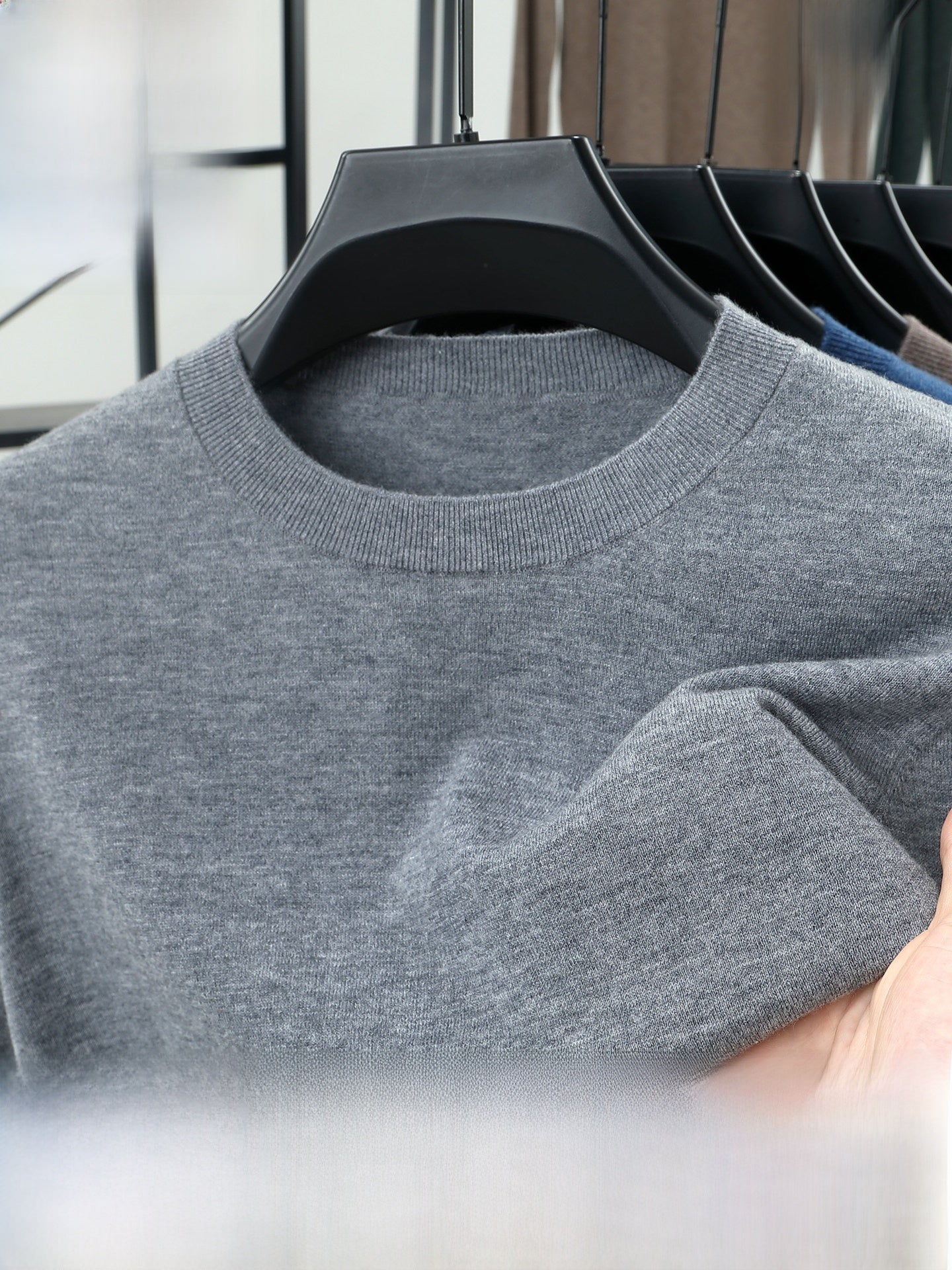 Mens Pure Cashmere Sweater