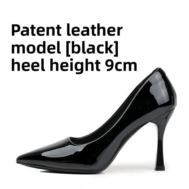 Soft-soled flats and high heels
