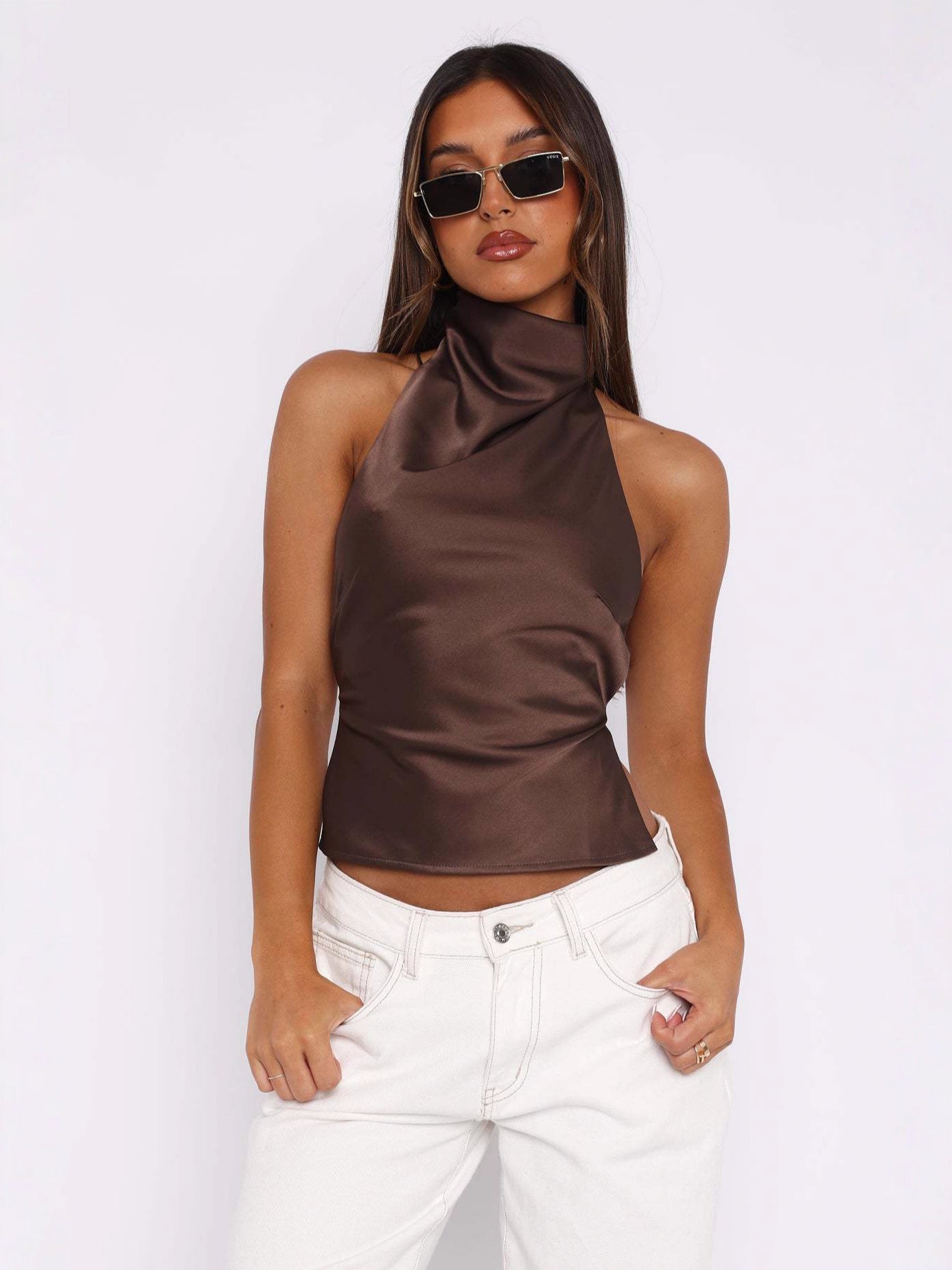 Womens Satin Top