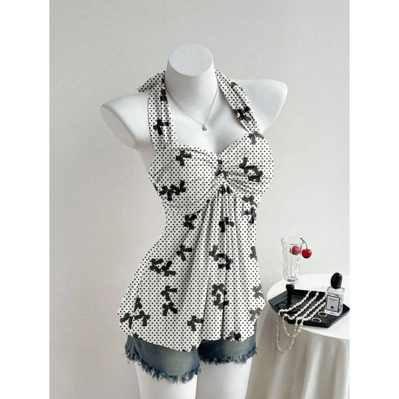 Womens Twist Backless Vest